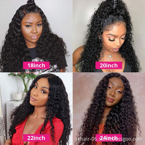 Hot Sale Wet And Wavy Lace Front Wig Wholesale 180% Density Long Transparent Swiss Water Wave 13X4 Pre-pluck Lace Wig